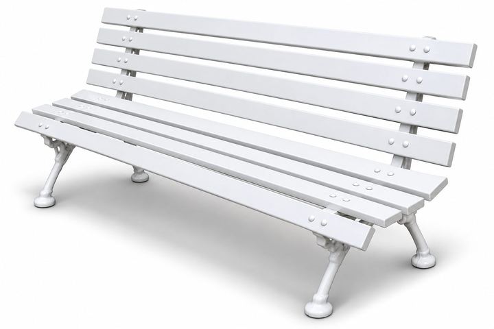 Banco Estilo Praça – Branco