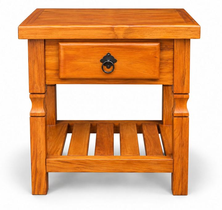 Mesa de Canto em Peroba Rosa